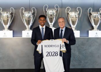 Real Madrid forward Rodrygo extends contract until 2028