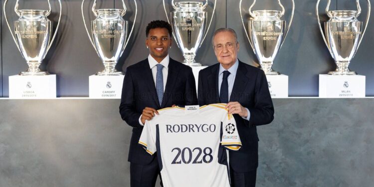 real madrid forward rodrygo extends contract until 2028