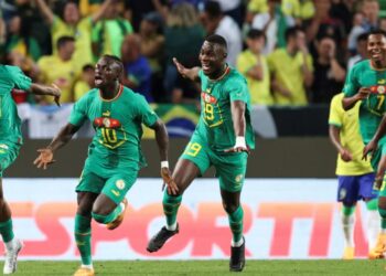 Sadio Mane hits brace on landmark 100th Senegal appearance