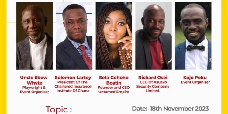 solomon lartey to speak on insurance of events at joy fms showbiz roundtable