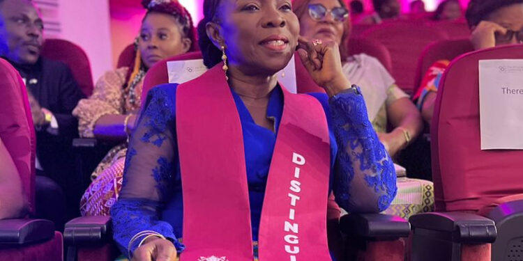 stratcomm africa ceo esther cobbah honoured at distinguish fellowship awards and lila 2023