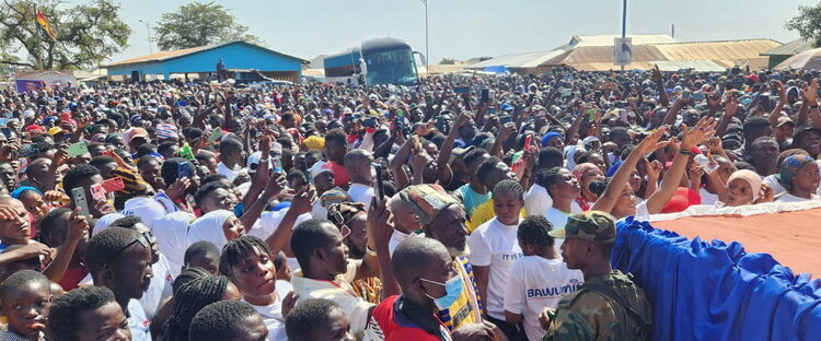 walewale nalerigu standstill for dr bawumia as new npp flagbearer makes triumphant return home