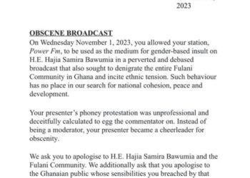 You have till November 11 to apologise to Samira Bawumia – NMC orders Power FM