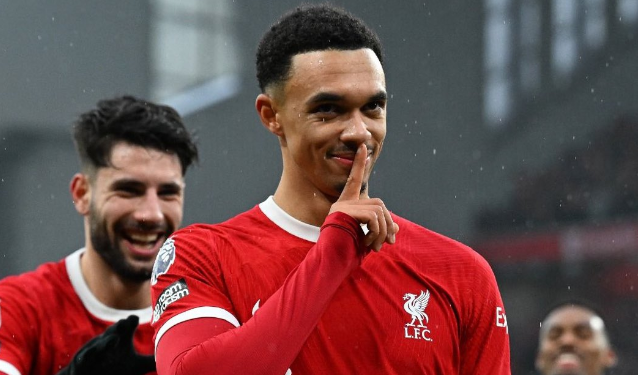alexander arnold hits late winner as liverpool defeat fulham