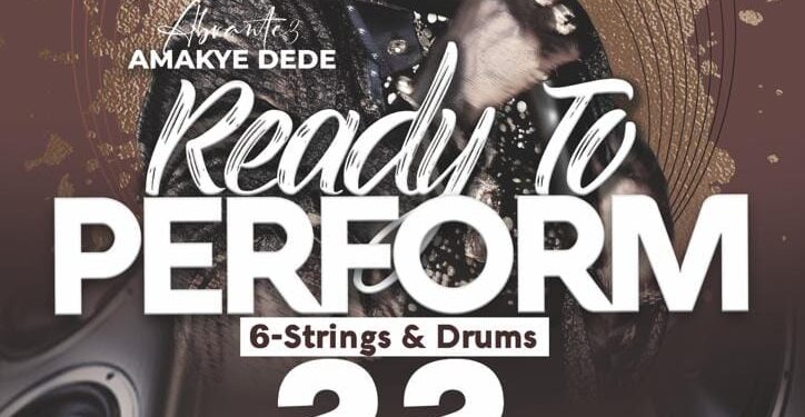 amakye dede ofori amponsah others billed for 6 strings drums concert