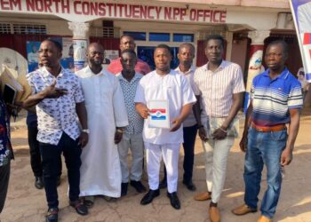 Assembly Members in Asante Akyem North pick nomination forms for Kwadwo Baah Agyemang