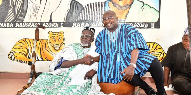 bawumia national chief imam present as prophet nakoa coronated development chief