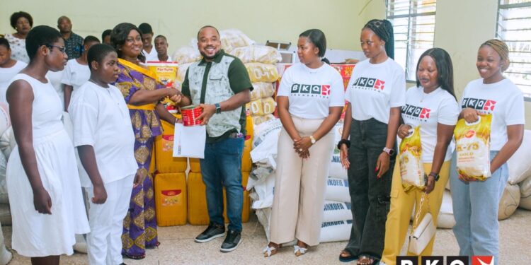 bkq foundation supports akropong school for the blind in festive season