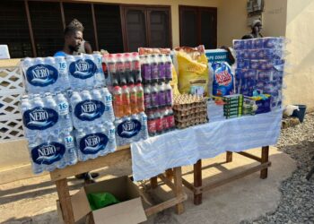 Black Queens player Philomena Abakah donates to orphanage home in Cape Coast