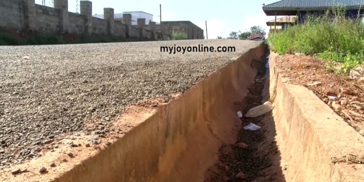 boankra residents welcome newly constructed town roads with a vigil