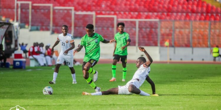 caf confederation cup abdul aziz issah scores wonder goal as dreams fc thump apc lobito