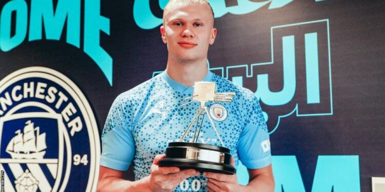 erling haaland named bbcs world sport star of the year