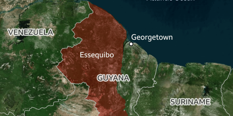 essequibo venezuela moves to claim guyana controlled region
