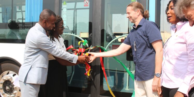 german cooperation and ghana free zones secure electric bus to promote e mobility and green economy