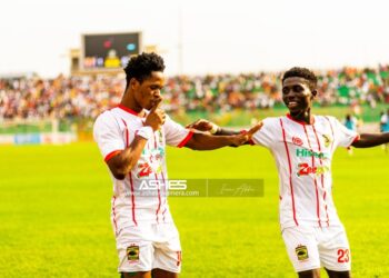Ghana PL: Mukwala scores brace as Kotoko come from behind to beat Hearts in five-goal thriller