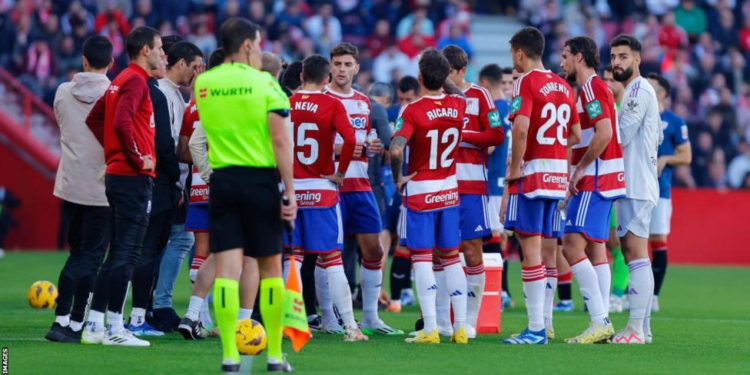 Granada vs Athletic Bilbao to be completed today after fan dies on Sunday 1 granada vs athletic bilbao to be completed today after fan dies on sunday