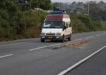 Jasikan-Dodo-Pepesu road develops defect a year after inauguration
