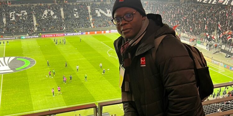 joy sports editor fentuo tahiru fentuo in germany for five day working visit to the bundesliga