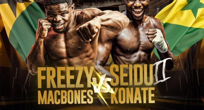 macbones vs konate boxing showdown set to thrill fans at bukom boxing arena