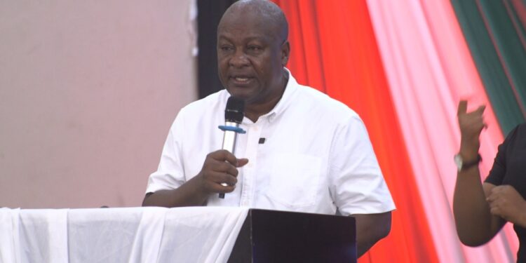mahama blames npp government for poor roads in cocoa growing areas