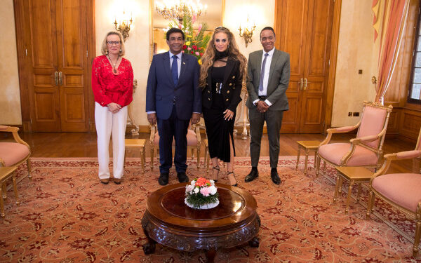 merck foundation meets mauritius president to share the impact of their scholarships for 73 doctors in partnership with ministry of health