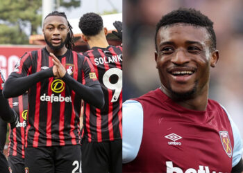 Mohammed Kudus, Antoine Semenyo score in Premier League games