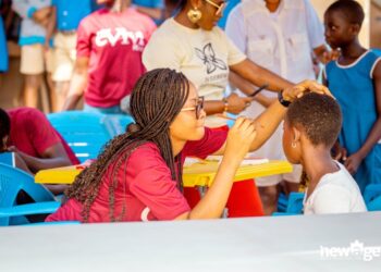 Newage Agric Solutions reaches out to children of Mepe this Christmas