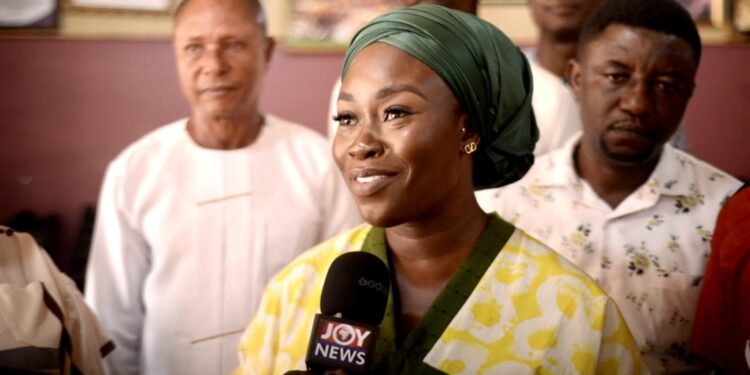 npps claudia kwarteng lumor supports persons with disabilities in oforikrom constituency