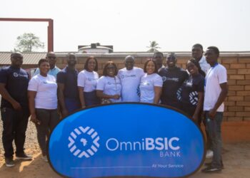 OmniBSIC Bank Staff show love to flood victims at The Aveyime-Battor Resettlement Centre