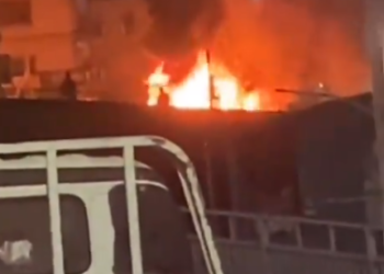 Passengers escape unhurt as STC bus catches fire at Asafo