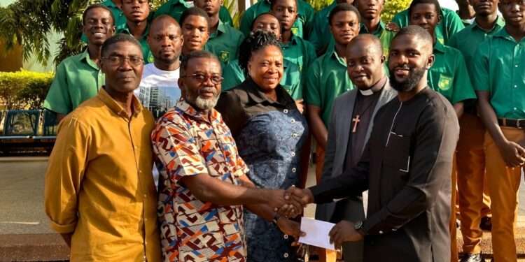prempeh college robotics team receives ghe282b510k from alumnus to encourage stem education