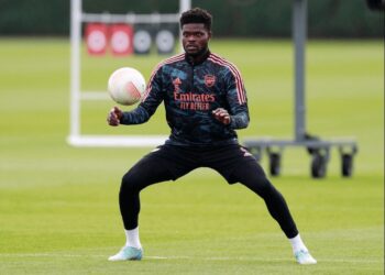 Thomas Partey returns to full training after two months out