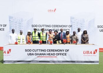 UBA Ghana breaks ground for new head office building