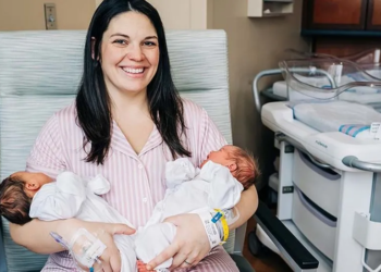 Woman with rare double womb gives birth to two babies in two days