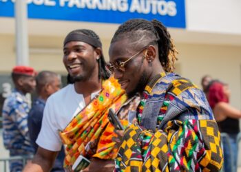 AFCON 2023: Black Stars slay traditional kente on arrival in Abidjan