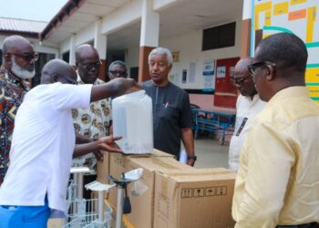 District Grand Lodge of Ghana donates medical equipment to Battor Catholic Hospital