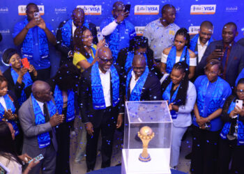 Ecobank and VISA jointly host the TotalEnergies Confederation of African Football (CAF) Africa Cup of Nations, Côte d’Ivoire 2023 trophy in Abidjan 1 Ecobank and VISA jointly host the TotalEnergies Confederation of African Football (CAF) Africa Cup of Nations, Côte d’Ivoire 2023 trophy in Abidjan