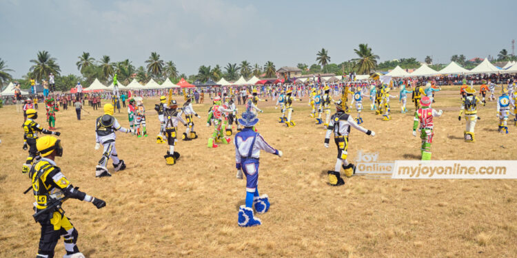 Excitement fills the air at 2024 Winneba Masquerade Festival 1 excitement fills the air at 2024 winneba masquerade festival