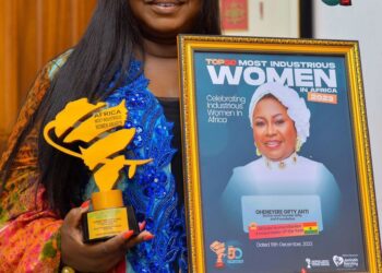 Gifty Anti wins big at Africa Most Industrious Women’s Awards [Photos]