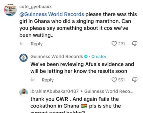 guinness world records responds to afua asantewaa