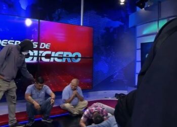 Gunmen storm Ecuador television studio live on air