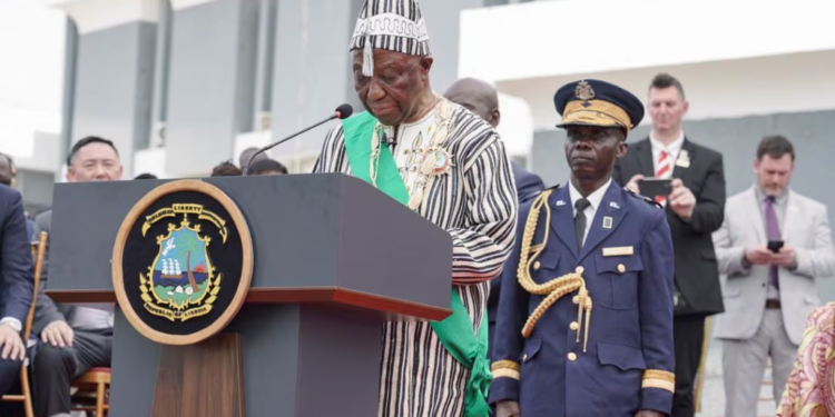liberias president boakai okay after heat curtails inauguration ceremony