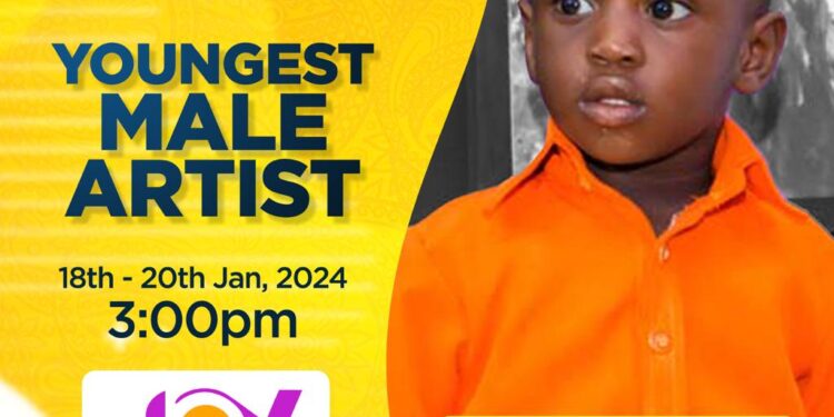 livestream guinness world records attempt for the youngest male artist