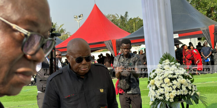 photos from e t mensahs state burial service