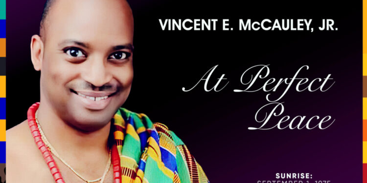 Vincent E. McCauley Jr., a glorious magnificent transition 1 vincent e mccauley jr a glorious magnificent transition