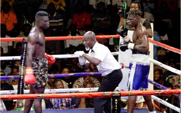 controversy mars national super middleweight title bout between akushey and ahorgah