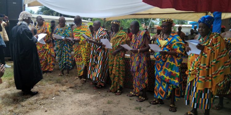 a milestone for tradition volta region establishes over 10 new councils