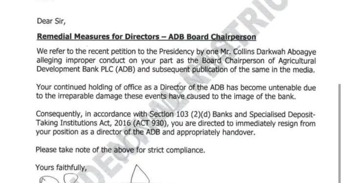 adb board chairman resigns over serious allegations of extortion