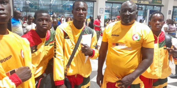 ghanas black rockets depart for iba youth world boxing tournament in montenegro