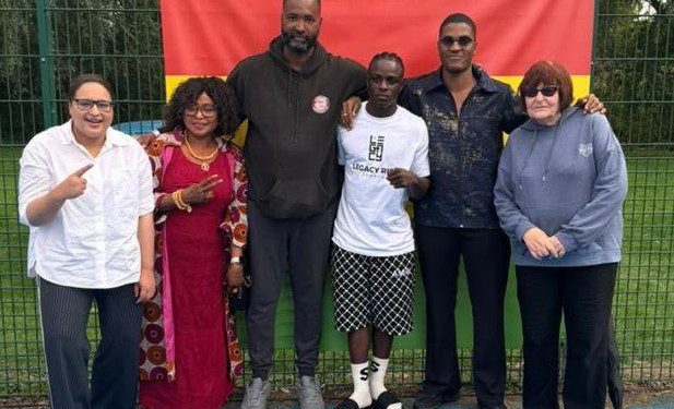 legacy rise sports boxer represents ghana at a uk international boxing tournament